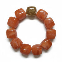 Bracelet Ice cube orange