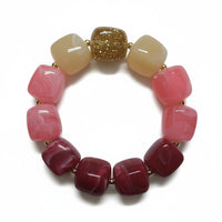 Bracelet Ice cube rose violet