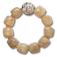 Bracelet cube duo café
