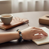 Bracelet Spheria noir galaxie