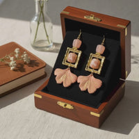Boucles d'oreilles Parfum envoutant rose ancien
