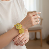 Bracelet palets citron