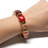 Bracelet Ice cube Cerise