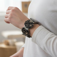 Bracelet palets léopard clair