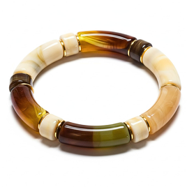 Bracelet 1/4 Tube crème caramel