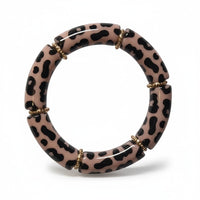 Bracelet Tube léopard