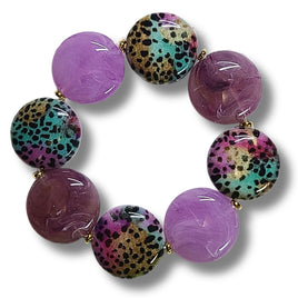 Bracelet Scoopy léopard groovy